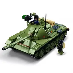 Конструктор M38-B1135 SLUBAN "Танк" 27см 1:35 3в1 604дет фігурки в коробці (6903317537501) - мініатюра 2