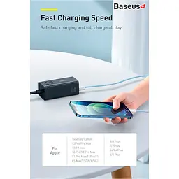 Кабель Baseus Dynamic 2 Series Fast Charging Cable USB to Lightning 2.4A 1m CALD040005 Purple - мініатюра 7