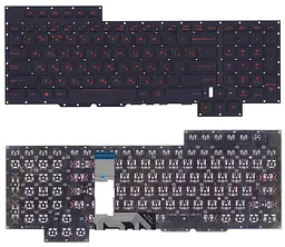 Клавіатура для ноутбука Asus (GX700) Black, (No Frame)