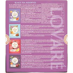 Чай чорний Lovare Assorted 4 види 64 г (32 шт. х 2 г) - мініатюра 3