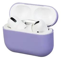 Силіконовий чохол для навушників Apple AirPods Pro, Ultrathin Silicone Case, фіолетовий, захисний чохол, ультратонкий і легкий, захист від подряпин і пилу, м"який силікон, ArmorStandart (ARM55962)