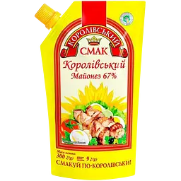 Набір: горошок зелений Щедра нива Преміум консервований 420 г + кукурудза цукрова консервована Щедра нива Суперсолодка 340 г + майонез Королівський смак Королевский 67% 300 г - мініатюра 4