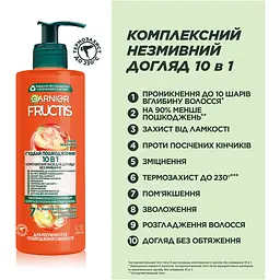Спеціальний засіб по догляду Garnier Fructis Комплексний догляд Гудбай посічені кінчики 400 мл - мініатюра 12