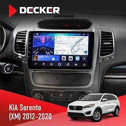 Штатна магнітола KIA Sorento 2012-2020 Decker D9-006 4x64, 4G Decker (НФ-00005167)