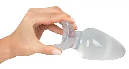 Анальна пробка Crystal Clear Big Plug 13 см (прозорий) - мініатюра 3