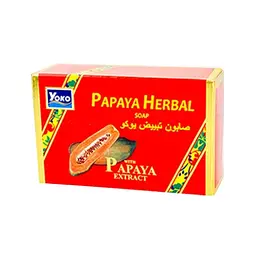 Мило косметичне Yoko Papaya Herbal з екстрактом папаї та трав