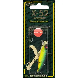Воблер Megabass X-52 Acrobat F 52mm 3.2g Mat Tiger - мініатюра 2