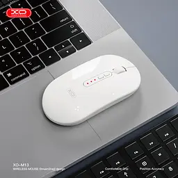 Мишко XO M13 Tri-mode bluetooth Wireless Silent білий (7106513) - мініатюра 5