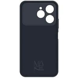 Чохол MAKE Tecno Spark 40 Silicone Ink Black - мініатюра 3
