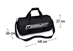 Спортивна сумка EasyFit ActivePack чорна - мініатюра 3