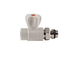 Кран PPR радіат. Прямий Thermo Alliance 1/2" 20мм 20х1/2"З для радіаторів (DSW428) - мініатюра 3