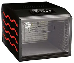 Сушки для фруктів і овочів Sencor SFD 6600BK (6579040) - мініатюра 4