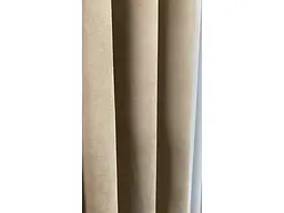 Мікровелюрова штора бежевого кольору на люверсах 1шт. 200х270 ALBO pbe0052546 - мініатюра 8