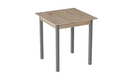 Стіл кухонний Ferrum-decor Дієго 75x90x90 Сірий ДСП Сан-Марино 16мм (FRD-105657)