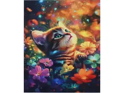 Алмазна мозаїка Рудий котик, TK Group (30х20 см)