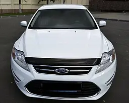 Дефлектор капоту мухобійка для Ford MONDEO 2010-2015, темний
