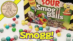 Кислі жуйки Toxic Waste - Sour Smog Balls