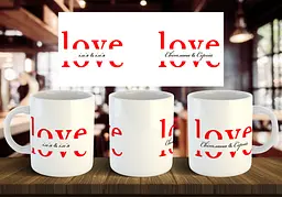 Чашка з ім'ям "love" 330 мл