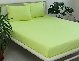 Простирадло на гумці + наволочки Sunny Lime TAG tekstil 180х200х20 см pbe0040911 - мініатюра 1