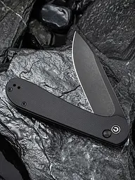 Ніж складаний туристичний Civivi Elementum Pocket, (8.9 см) 14C28N/G10 чорний - мініатюра 4