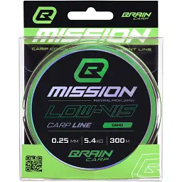 Волосінь Brain Mission Carp Line (Camo) 300m 0.25mm 5.4kg - мініатюра 2