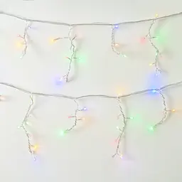 Електрогірлянда Yes! Fun Бахрома 84 LED статична 2 м різнокольорова (974847) - мініатюра 3