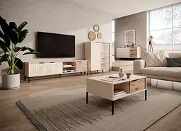 Комод Perfect Home Рейв / Rave 2-дверний з 3 шухлядами 2D3S/153 Беж/вікінг (PFH-091083) - мініатюра 9