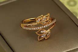 Кільце Xuping Jewelry молоде листя р 16 золотисте