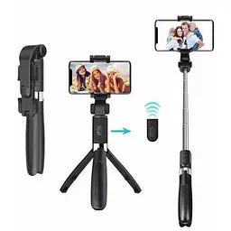Монопод-штатив Apexel Selfie Stick L01 для телефона фотоапарата екшн-камери black  - мініатюра 6