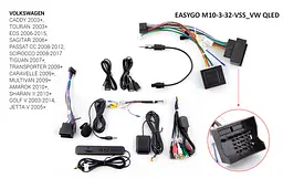Штатна автомагнітола EasyGo M10-3-32-VSS_VW QLED Volkswagen - мініатюра 3
