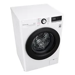 Пральна машина LG з фронтальним завантаженням F4V3VS6W, 9кг, 1400, A+++-40%, Пар, глибина 56см, Дисплей, Інвертор, Білий (F4V3VS6W) - мініатюра 7