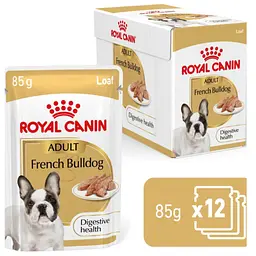 Набір вологого корму Royal Canin French Bulldog Loaf для собак породи французький бульдог 1.02 кг (12 шт. х 85 г)