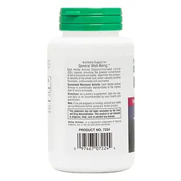 Натуральна добавка Natures Plus Herbal Actives Licorice 500 mg, 60 капсул - мініатюра 3