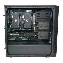 Двопроцесорна робоча станція Power Up #410 Xeon E5 2699 v4 x2/64 GB/SSD 512 Gb/GeForce RTX 4060Ti 8 Gb - мініатюра 2