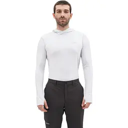 Термофутболка чоловіча Turbat Hike Lite LS Hood Mens XL Світло-сірий