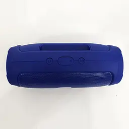 Портативна акумуляторна Bluetooth колонка бездротова 16см переносна акустика бумбокс USB MP3 UKC Charge Mini E3 синій - мініатюра 7