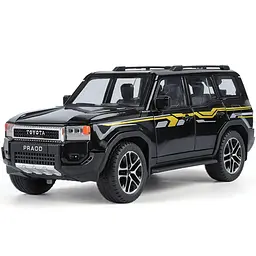 Колекційна металева модель автомобіля АвтоЕксперт Toyota Land Cruiser Prado J250 з інерцією, світлом та звуком 1:24  - мініатюра 8
