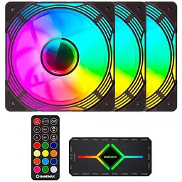 Кулер до корпусу Gamemax KF300 BK