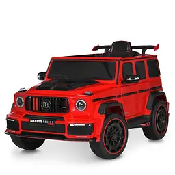 Джип дитячий 12V 2.4G 4x35W MP3 USB EVA BT TF шкіра червоний (M 6257EBLR-3)