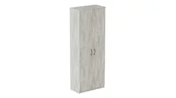 Шафа Анжело Ferrum-decor на 5 полиць 2 двері 1900x800x380 ДСП Бетон 16 мм (FRD-105054) - мініатюра 3