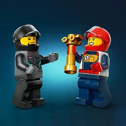 Конструктор LEGO City Картинг і гонщики 99 деталей (60400) - мініатюра 6
