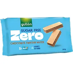 Вафлі без цукру GULLON ZERO шоколад 180 г
