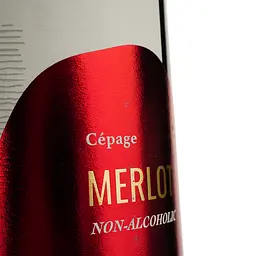 Вино безалкогольне Vintense Merlot, червоне, 0%, 0,75 л (654452) - мініатюра 3