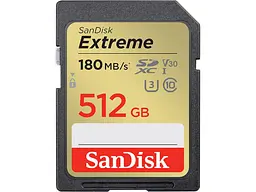 Карта памяти SanDisk Extreme SDXC UHS-I U3 V30 512 GB (SDSDXVV-512G-GNCIN)