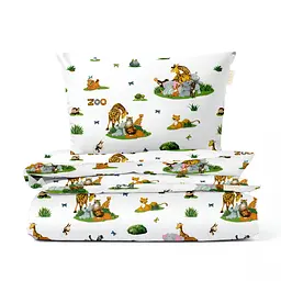 Дитяча постіль без простирадла ZOO ANIMALS CS2 COSAS (4822052258842)
