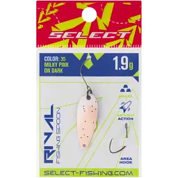 Блешня Select Rival 1.9g 30mm #35 Milky Pink on Dark - мініатюра 2