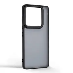 Противоударный чехол для Motorola Edge 60 Fusion 5G/60 5G, Frame, черный, панель-накладка, термополиуретан TPU + поликарбонат PC, защита всего корпуса, защита кнопок и камеры, устойчив к деформациям, ArmorStandart (ARM85600) - мініатюра 2