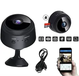 Бездротова міні камера OPT-TOP IP A9 з WiFi та датчиком руху FullHD 1080 (2090045144) - мініатюра 3