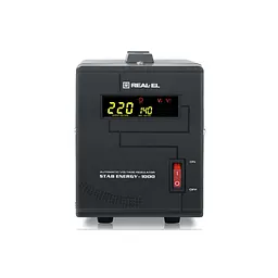 Стабілізатор REAL-EL STAB ENERGY-1000 (EL122400012) - мініатюра 2