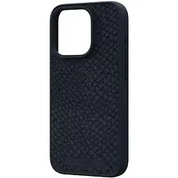 Чохол-накладка Njord Salmon Leather MagSafe Case Black для iPhone 15 Pro (NA53SL00) - мініатюра 2